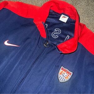 Vintage Nike 98’/99’ USA Soccer USMNT Full-Zip Track Jacket Mens L; Big & Tall?